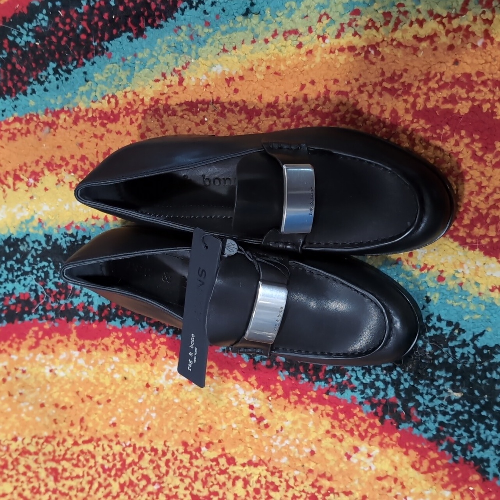 Rag & Bone Black Leather Shoes